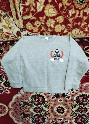 Коттоновый свитшот, можно в школу