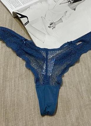 XL / 60 новые крутые голубые сетчатые трусики