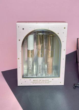 Подарочный набор блесков для губ lip best of gloss gift set victoria’s secret