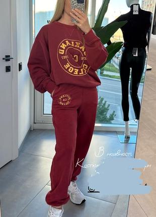 Костюм zara спортивный вареный, новая коллекция тренд 2025