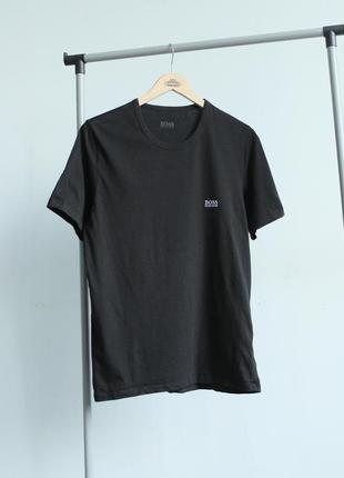 Hugo boss футболка мужская черная хуго босс хьюго м л m l lacoste
