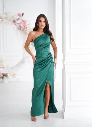 Изумрудное платье зеленое платье вечернее