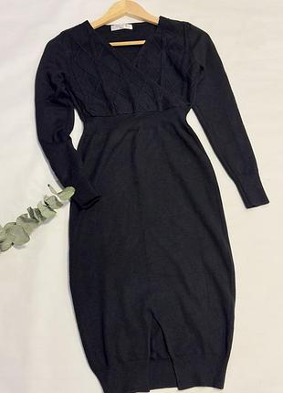 Платье теплое вискоза,нейлон размер m-l