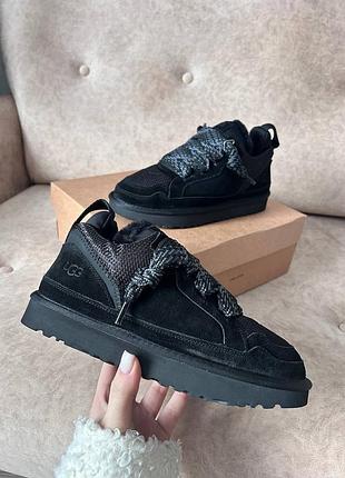 Кроссовки зимние натуральные ugg lowmel 'black'