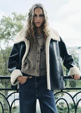 Дубленка zara