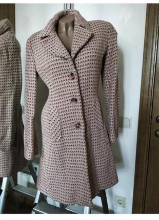 Шерстяное пальто букле