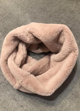 Снуд штучне хутро нюд