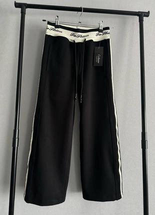 Брюки "ла фешн" с лампасами