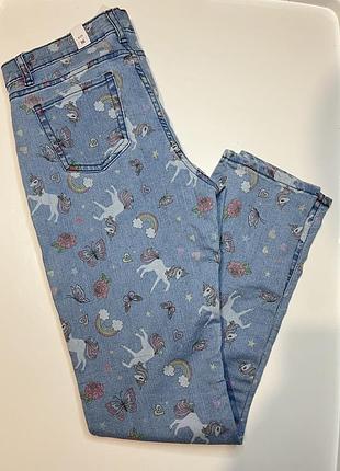 Нові джинси стильні і гарні з малюнками