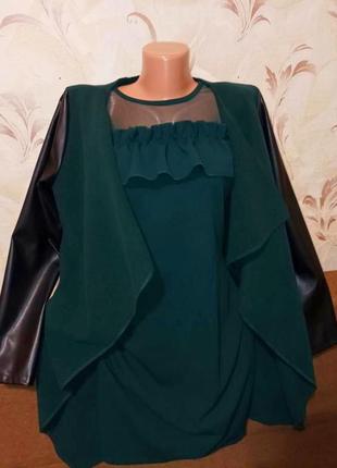 Зеленое платье хит