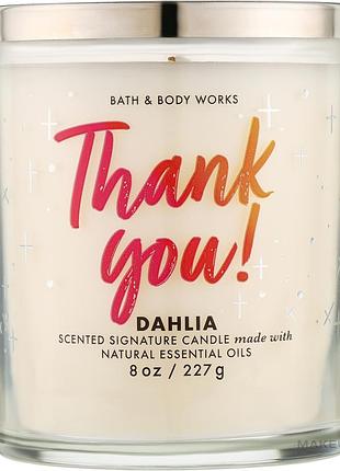 Свічка vanilla bean noel bath and body works thank you