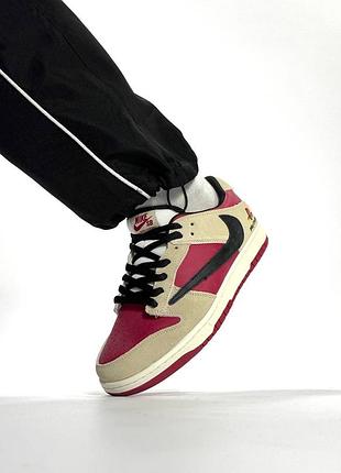 ✔️ nike sb dunk playstation red brow 3