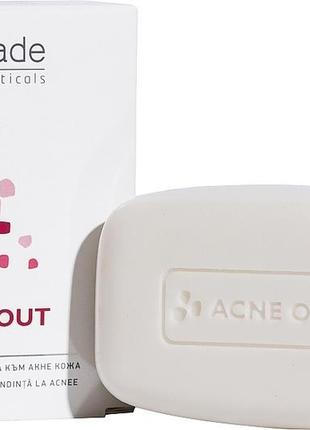 Натуральне рослинне мило для жирної і проблемної шкіри обличчя і тіла biotrade acne out soap