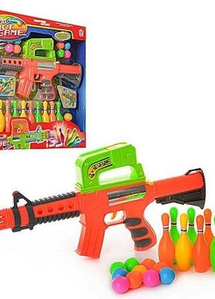 Дитячий автомат з кулями з кеглями  боулінг