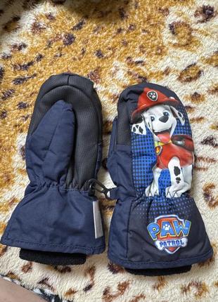 Варежки краги 4-5 лет щенячий патруль