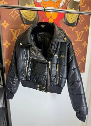 Жіноча куртка balmain new collection black