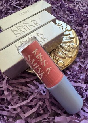 Увлажняющее масло-тинт для губ kiss & smink aura lip oil peony 3.5 ml