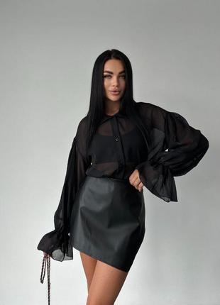 Блуза оверсайз нарядная