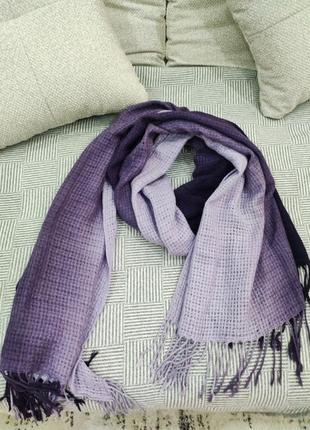 Жіночий теплий шарф, бу, стан дуже хороший