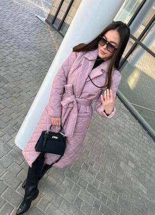 Стеганое пальто