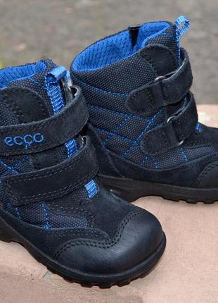 Зимние термосапоги ecco goretex 21р.состояние новых.6 фото