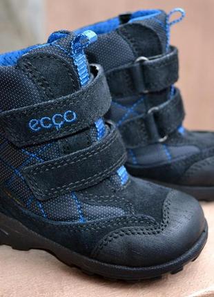 Зимние термосапоги ecco goretex 21р.состояние новых.5 фото