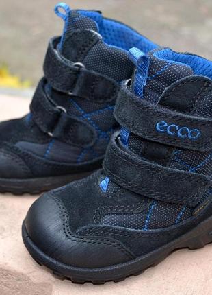 Зимние термосапоги ecco goretex 21р.состояние новых.3 фото