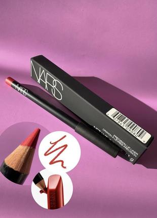 Стійкий олівець для губ nars cosmetics precision lip liner jungle red