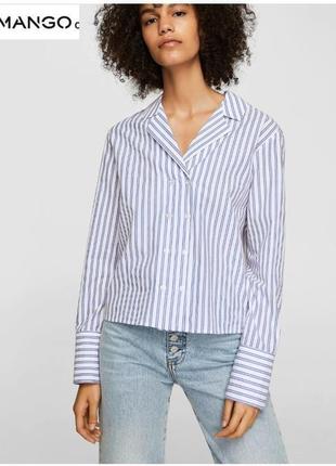 Рубашка сорочка mango casual розмір м-l