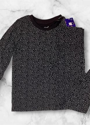 Пижама хлопковая на девочку, домашний костюм 110-116