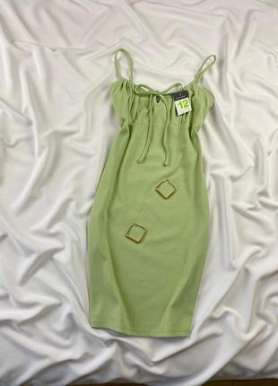 Нова облягаюча сукня в рубчик primark 💚💚