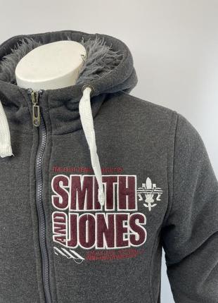 Кофта серая теплая / smith and jones / eu 38-40 / m-l / состояние идеальний!!!