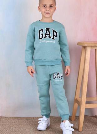 Теплий костюм трьохнитка з начосом. костюм gap