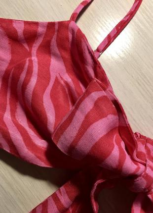 Бралетт h&m со льном tie-front bralette - l9 фото
