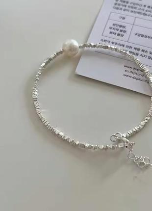 Браслет тренд с бусинкой