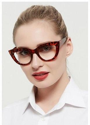 Топ-качество! модные сексуальные очки в оправе "кошачий глаз"