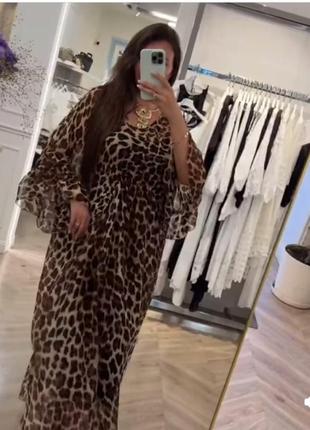 Легка сукня леопардова