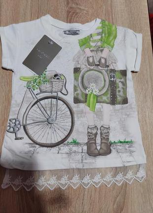 Футболка на девочку mayoral на 3-4 года