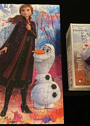Пазл пазлы трефл trefl frozen ледяное сердце мини mini 54 элемента
