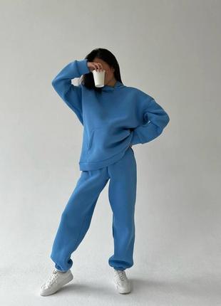 Женский флисовый спортивный костюм
