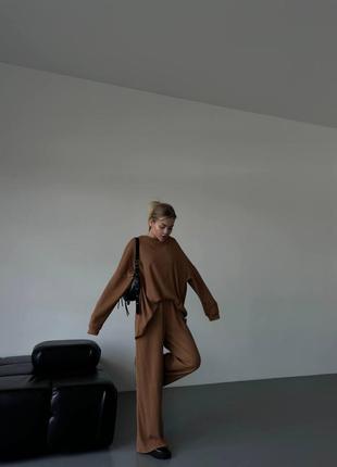 ❗️ sale ❗️ костюм двойка кофта и штаны плотная ангора лапша