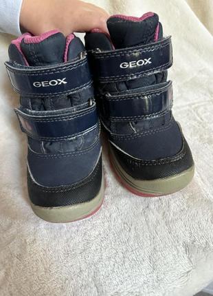 Ботинки зимние девчачьи geox 22-23р