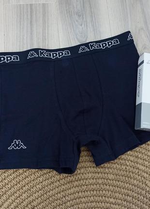 Боксеры мужские трусы kappa синие оригинал5 фото