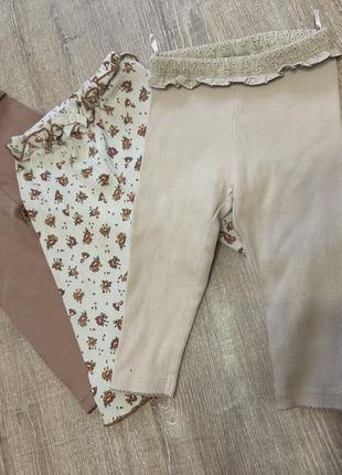 Лосини zara , c&a 9-12