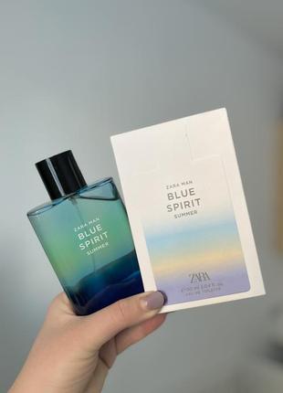 Чоловічі zara blue spirit summer 90 ml нові запаковані