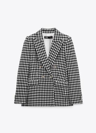 Двубортный пиджак zara