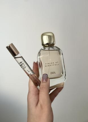 Парфюм zara fields at nightfall 100 ml + 10 ml новые упакованные