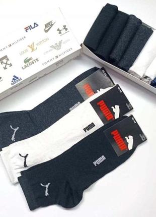 Носки, носки мужские puma -набор 12 пар в коробке