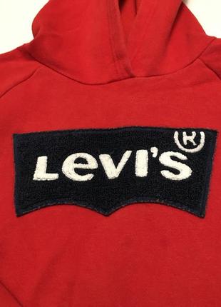 Толстовка levi’s оригинальная красная кофта худи5 фото