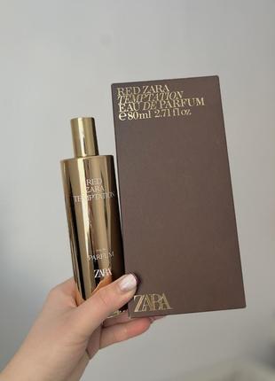 Парфум zara red temptation christmas 80 ml нові запаковані